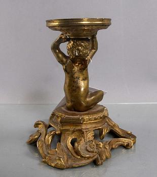 BORDSUPPSATS, brons, nyrokoko, 1800-tal.