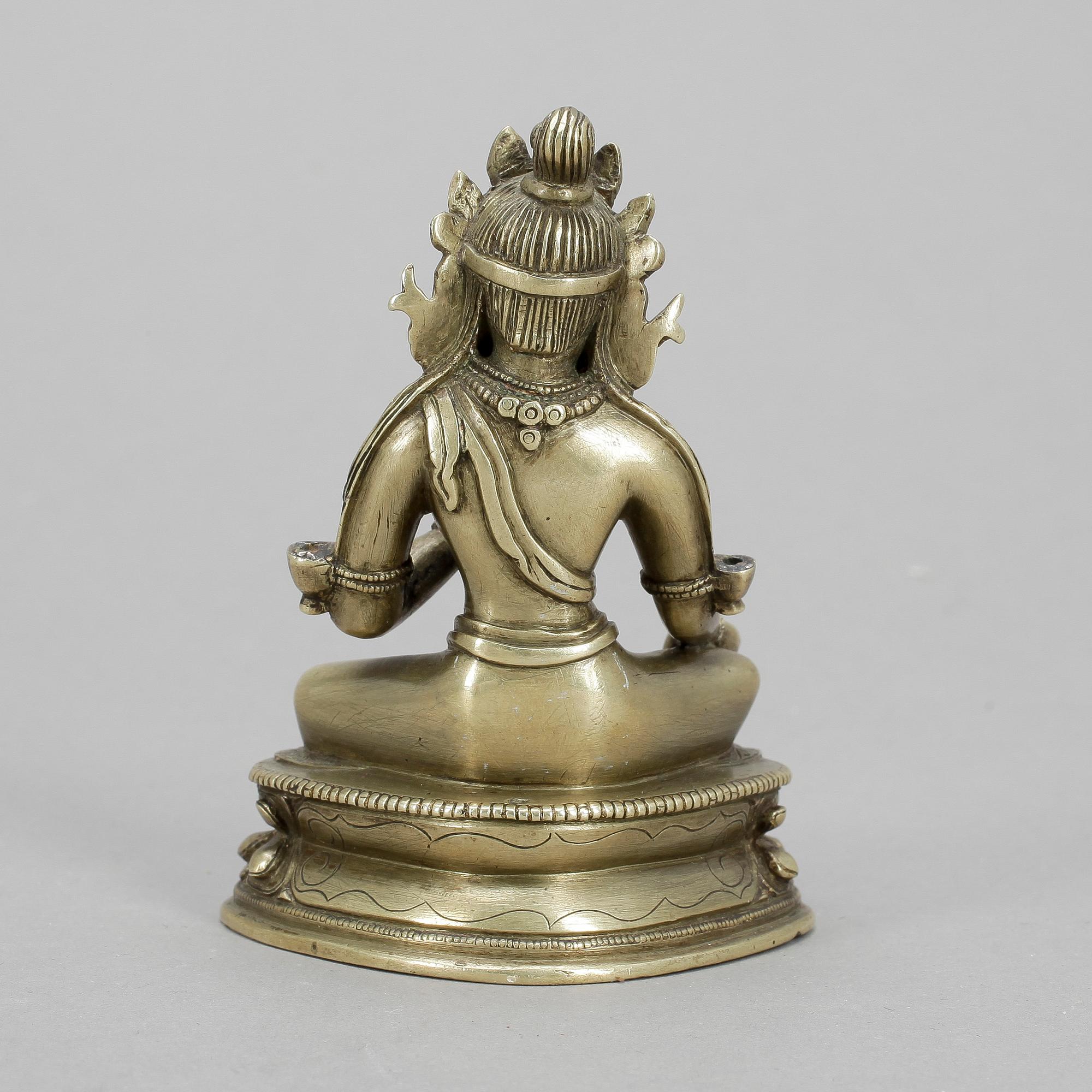 BUDDHA, brons, Tibet, 1800/1900-tal.
