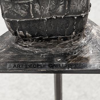 Dekorativ skulptur, patinerad aluminium, Art People Gallery Paris, 2000-tal.