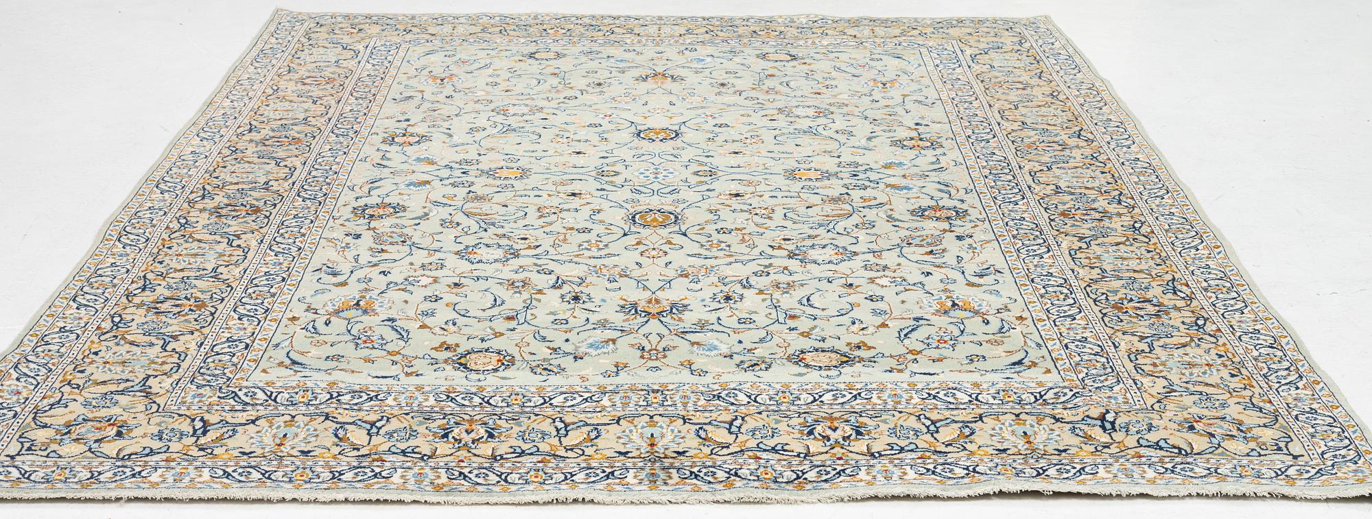Carpet, Keshan, approx. 330 x 245 cm.