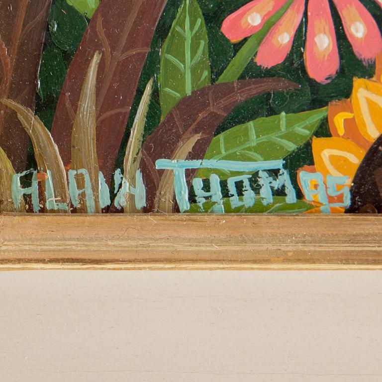 ALAIN THOMAS, oljemålning på pannå, signerad och daterad -95.