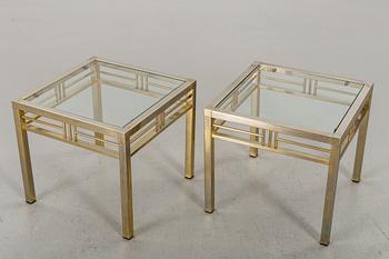 A PAIR OF SIDE TABLES, end of 20th century.