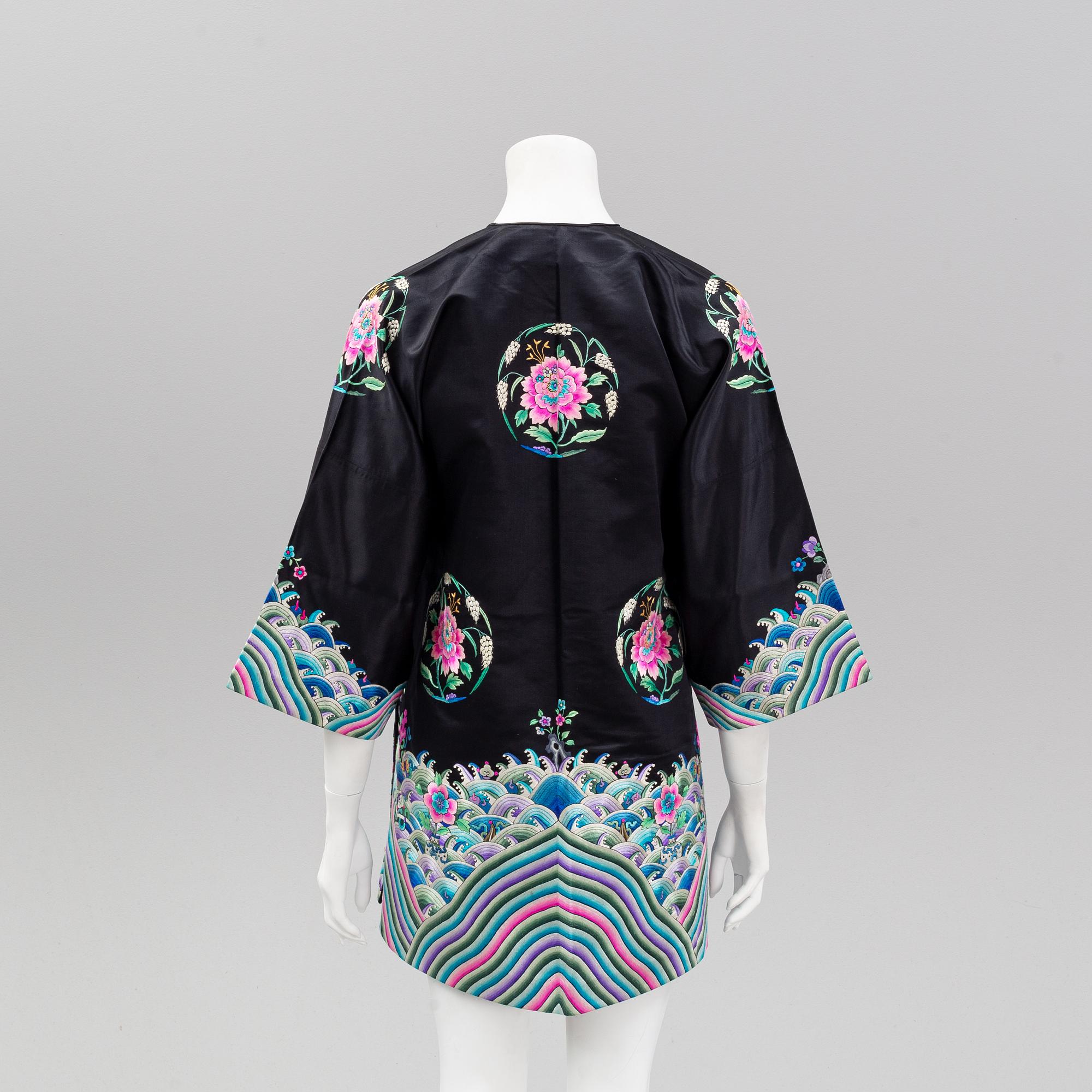 Two Chinese embroidered jackets, 20th century.