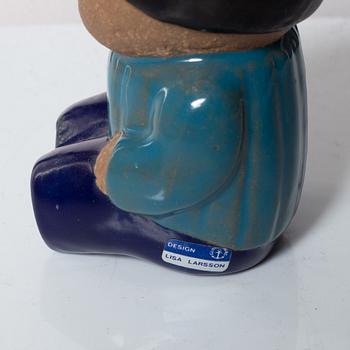 Lisa Larson, figurines, 8 pcs, "Children of the World", Gustavsberg.