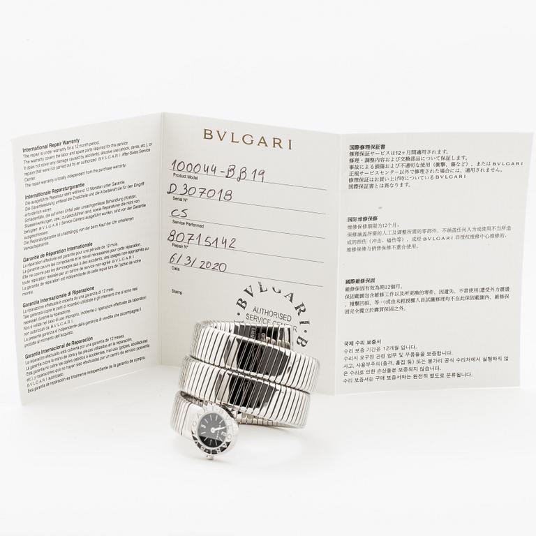 Bvlgari, Tubogas, wristwatch,  19 mm.