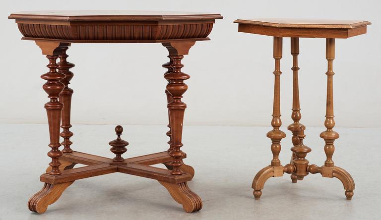 MÖBELGRUPP, 8 delar, nyrenässans, sent 1800-tal.