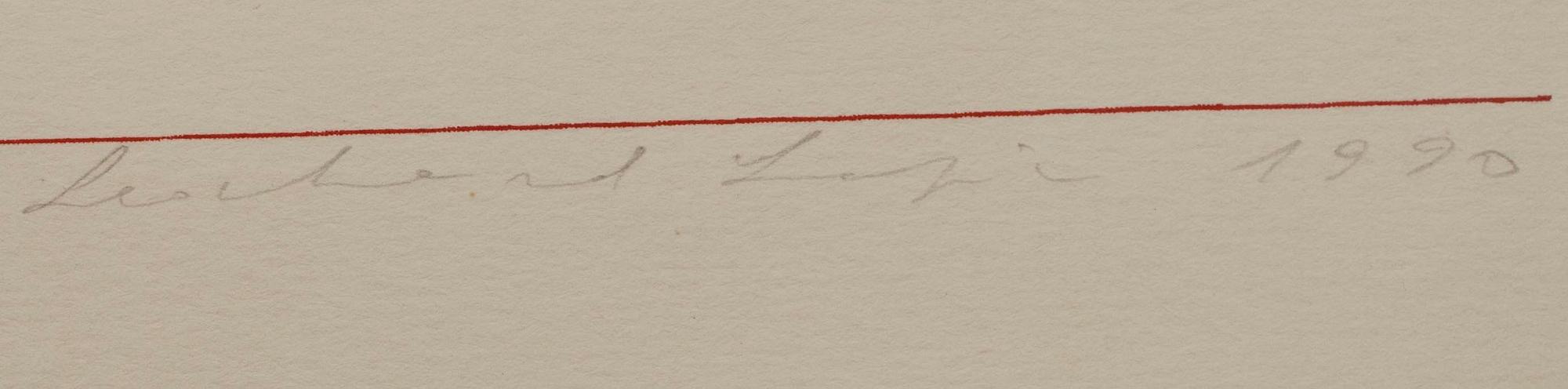 LEONHARD LAPIN (ESTLAND), serigrafi, 27/32, sign. och dat. 1990.