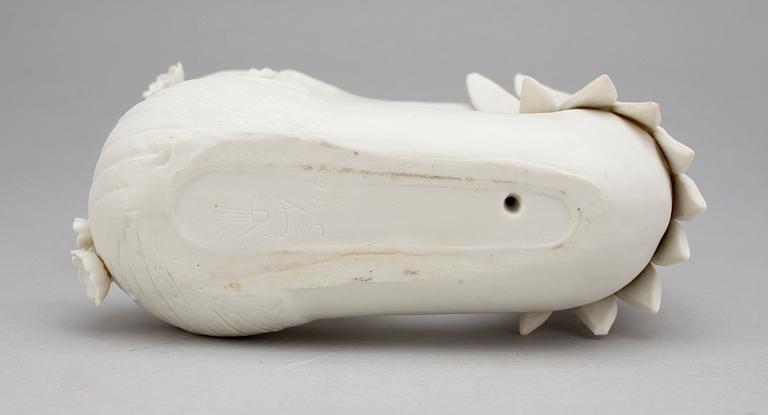 SKULPTUR, parian, Stig Lindberg, Gustavsberg, sign.