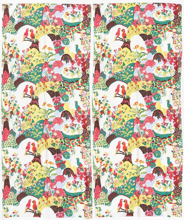 Josef Frank, curtains, a pair, "Himalaya", Svenskt Tenn.