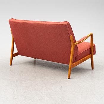 Folke Ohlsson, a 'Duxello' sofa and two armchairs, Dux, Sweden, 1960's.
