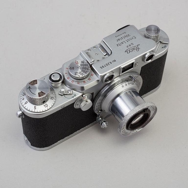 KAMERA, LEICA IIIf, nr 620795, Ernst Leitz, Wetzlar D.R.P. Germany, 1952/53.