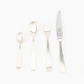 Wiwen Nilsson, children's cutlery 4 dlr silver Lund 1959.