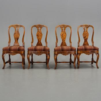 STOLAR, 4 st, rokokostil, 1900-talets första hälft.