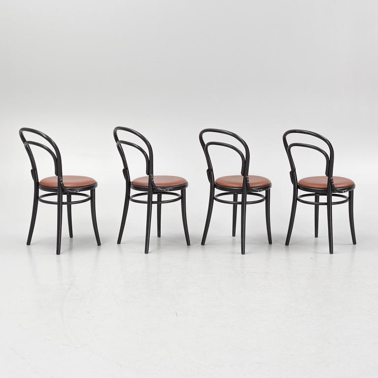 Stolar, 4 st, Modell nr "14", TON.