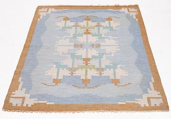 Ingegerd Silow, flatweave carpet, mid-20th century, circa 202 x 138 cm.