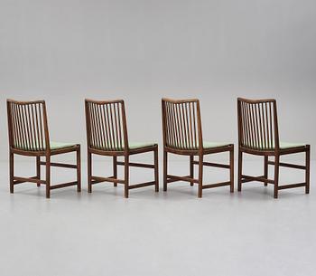 HANS J WEGNER, 4 stolar, från Aarhus Rådhus, snickarmästare Axel I Sørensen, Danmark 1941.