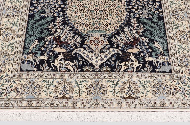 Matta, Figural Nain Part Silk, S.K 6LAA, ca 220 x 146 cm.