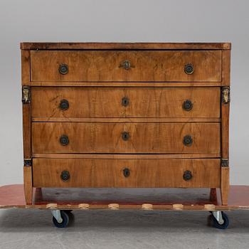 A Biedermeier chest of drawers, probably Austria, first half of the 19th century.
