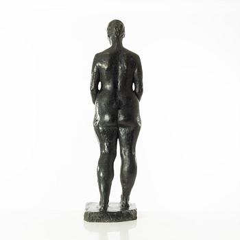 Gudmar Olovson, sculpture. Signed. Numbered. Foundry mark. Bronze, height 76 cm, length 23 cm.