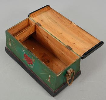 A seaman chest, the 20th century.