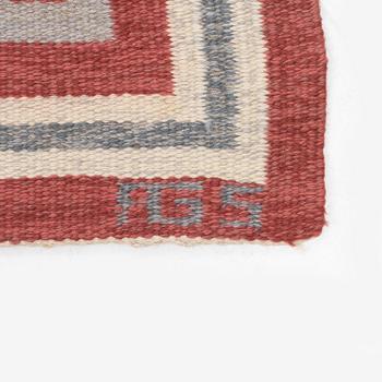 Anna-Greta Sjöqvist, a carpet, flat weave, c. 240 x 130 cm, signed AGS.