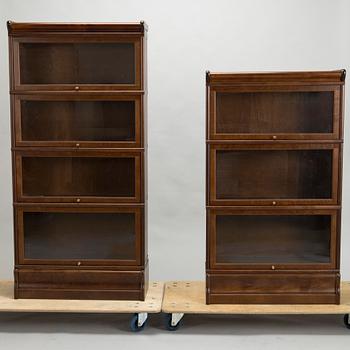 Seven book cabinets /book shelf for Boknäs,  21st century.
