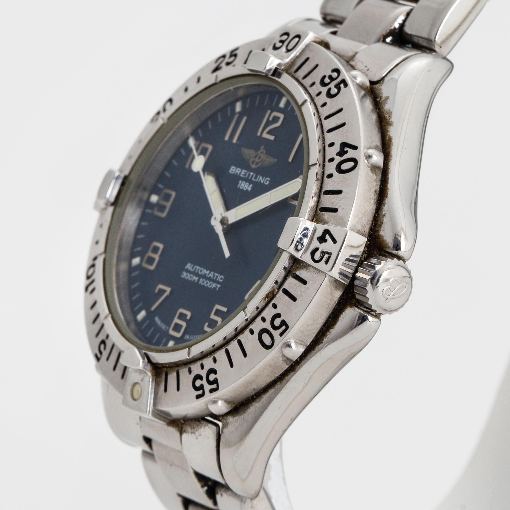 BREITLING Colt 300M 1000FT wristwatch 38 mm Bukowskis