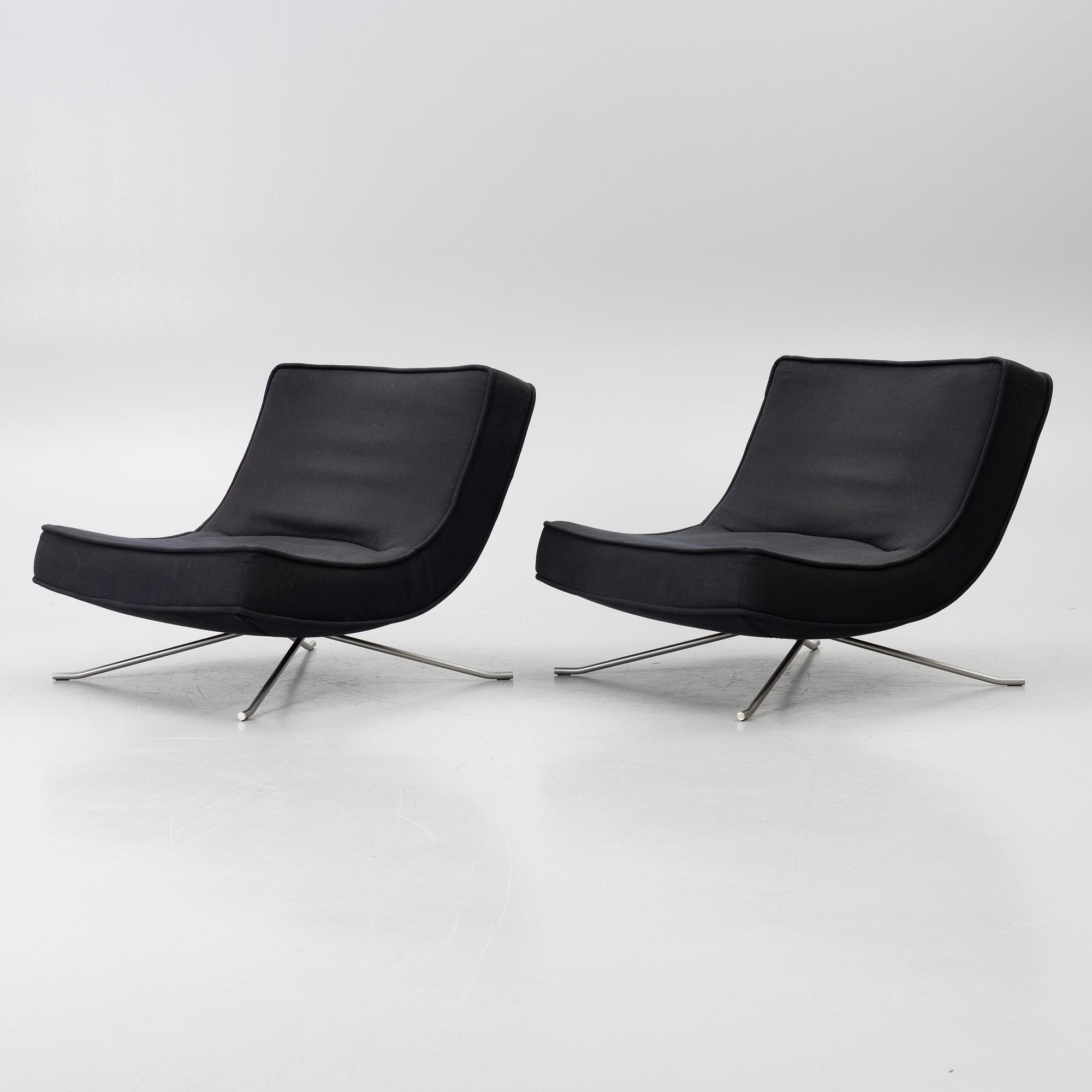 Christian Werner, armchairs, a pair, “Pop”, Ligne Roset, 2002.