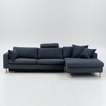 Glismand & Rüdiger, a sofa bed with chaise longue, "Scandinavia", Bolia.