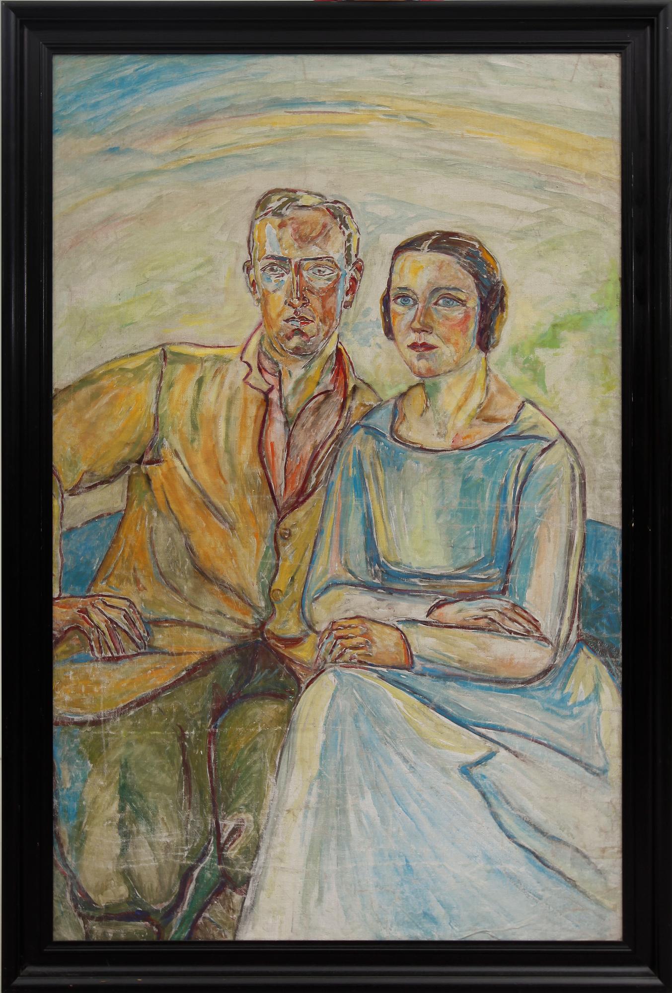 ALFRED HELBERGER, tillskriven, olja på duk.