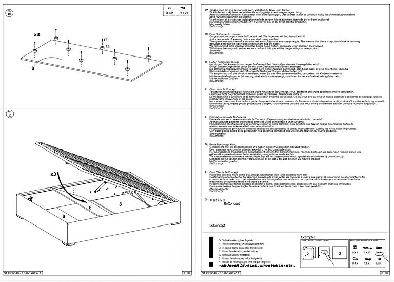 Morten Georgsen, bed "Element" for BoConcept 2000s.
