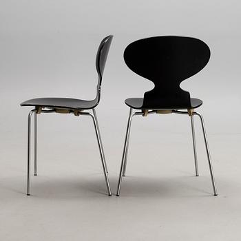 ARNE JACOBSEN, TUOLEJA, 4 kpl, "Myran", Fritz Hansen, Tanska 1971.