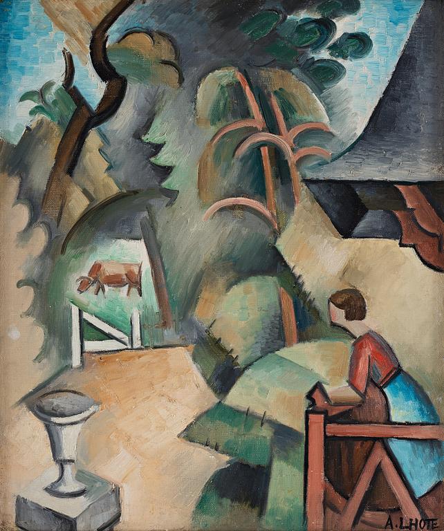 André Lhote, "La fermière et la vache/Femme au balcon".