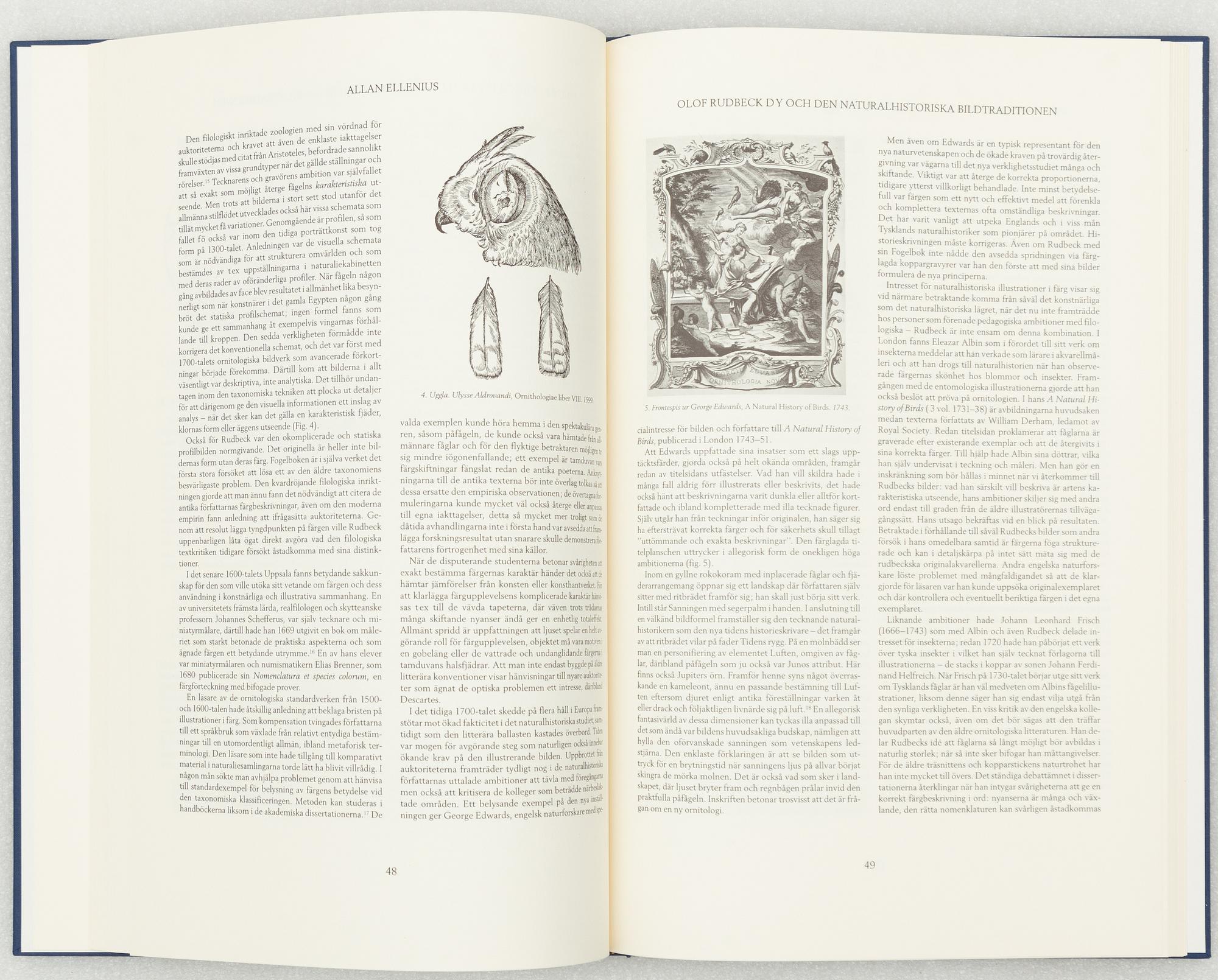 Olof Rudbeck d.y., 'Svenska fåglar (Swedish birds)'.