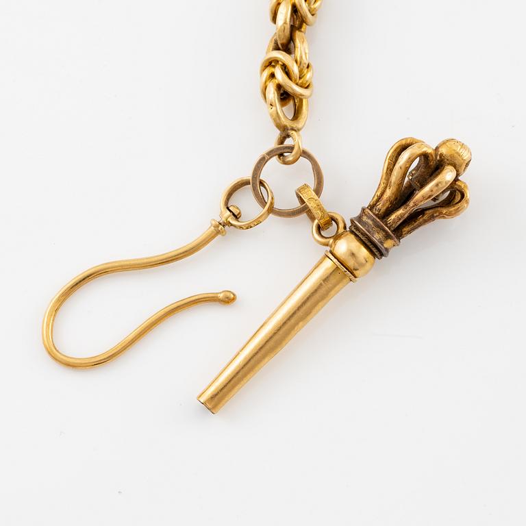 An 18k gold pocket watch by J. Widerstad (watchmaker in Stockholm 1785-1834).