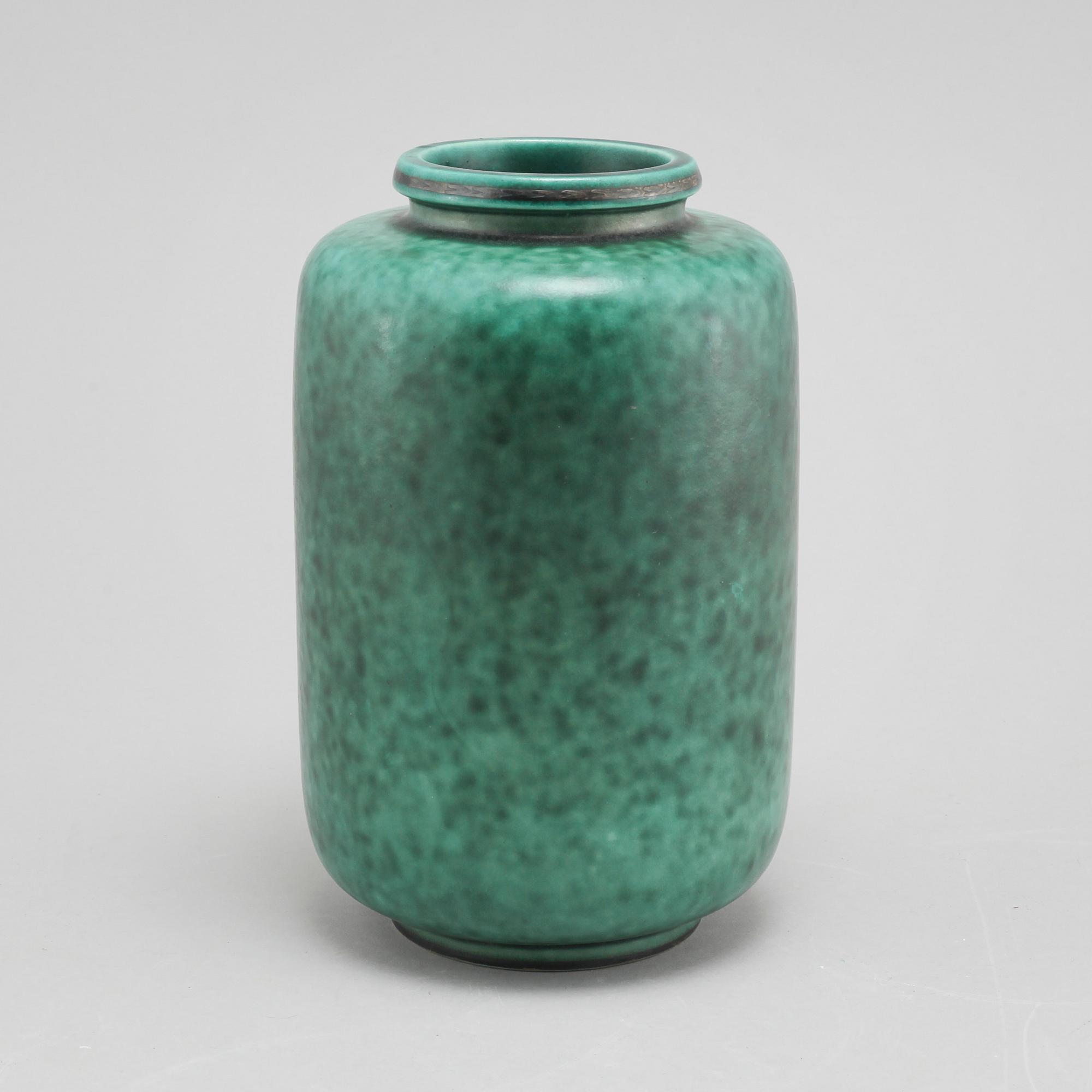 WILHELM KÅGE, "Argenta" vas, stengods, Gustavsberg, 1948.