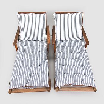 Elsa Stackelberg, a pair of sun loungers, Fri Form, Edsbruk.