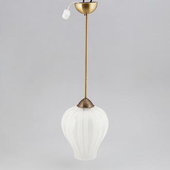 A Swedish modern ceiling lamp, ca 1940's.