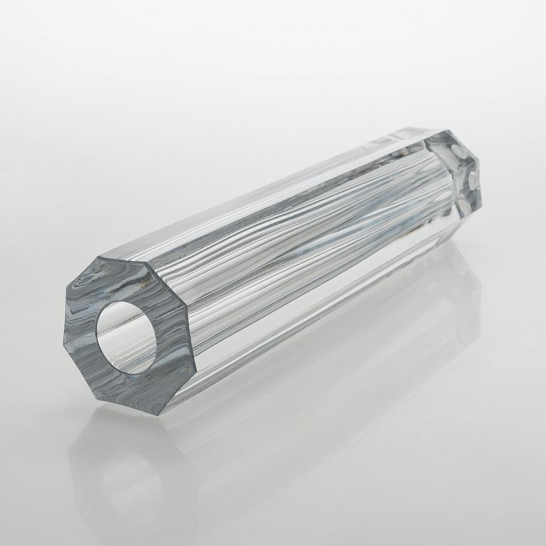 Aimo Okkolin, vase / art glass, signed Aimo Okkolin Riihimäen Lasi Oy.