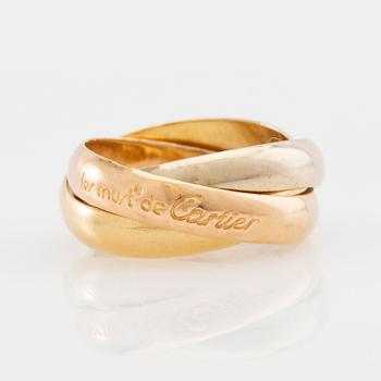 Cartier, Ring "Trinity" 18K three-colour gold.