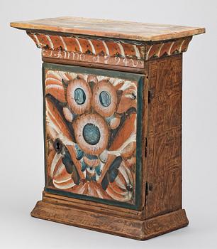 HÄNGSKÅP, allmoge. Rättvik, Dalarna. Dat 1794.