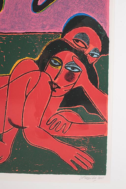 BEVERLOO CORNEILLE, färgserigrafi , signerad, daterad 2000 och numrerad 86/200.