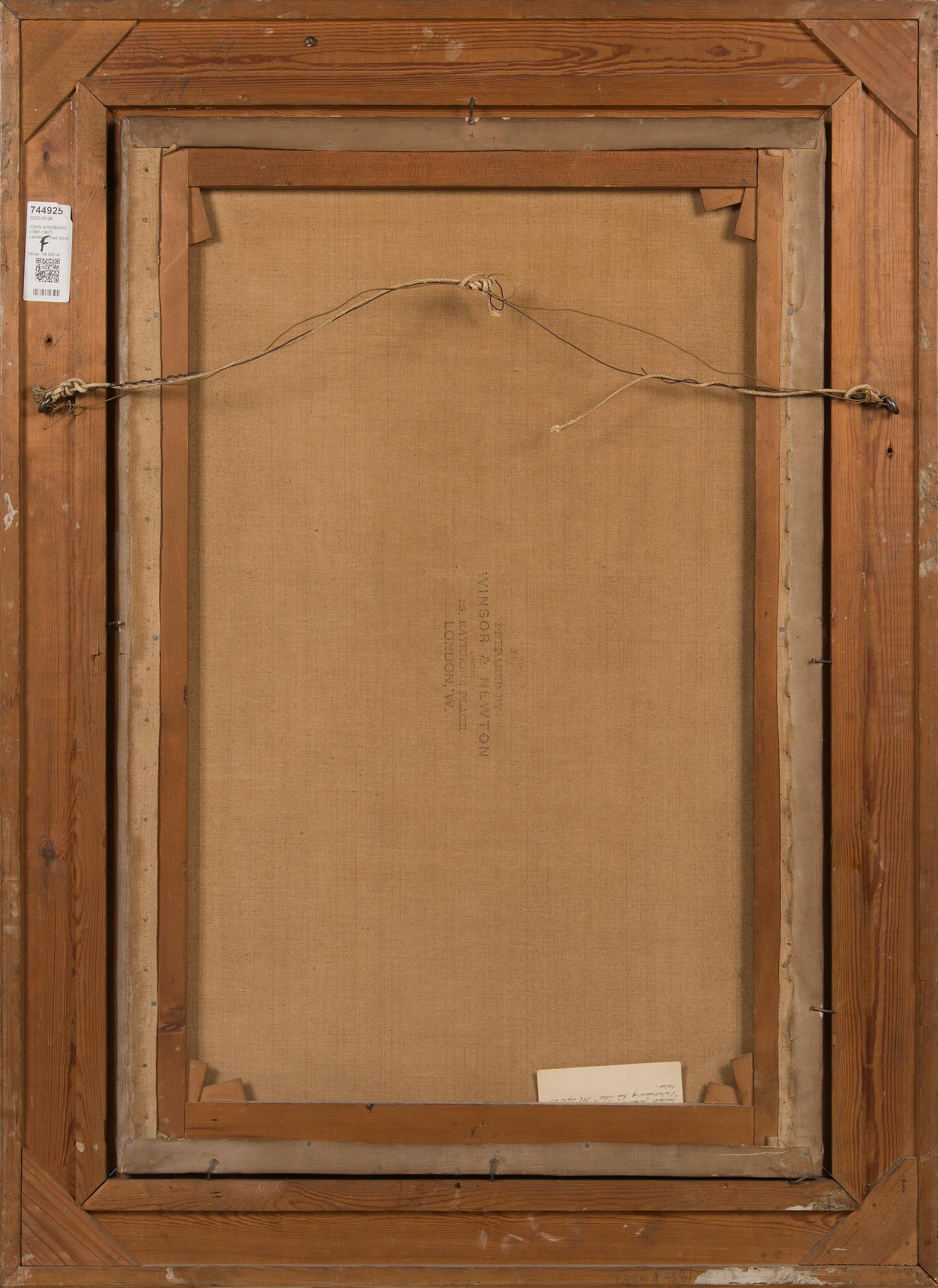 Johan (John) Kindborg, Landskap med Björk.