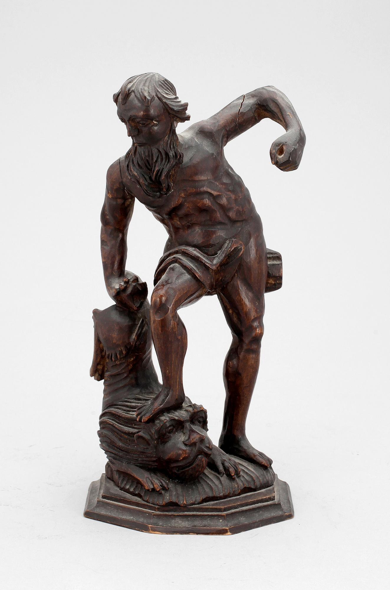 SKULPTUR, trä, barock, 1700-tal.