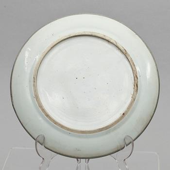 TALLRIK, porslin, Kina, omkring 1900.