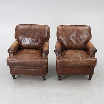 Armchairs, a pair, 20th century.