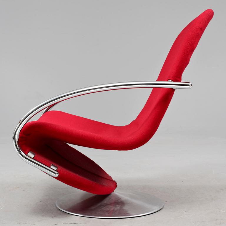 FÅTÖLJ, "1-2-3 system" (modell A6101), Verner Panton, Fritz Hansen, modellen formgiven 1973.