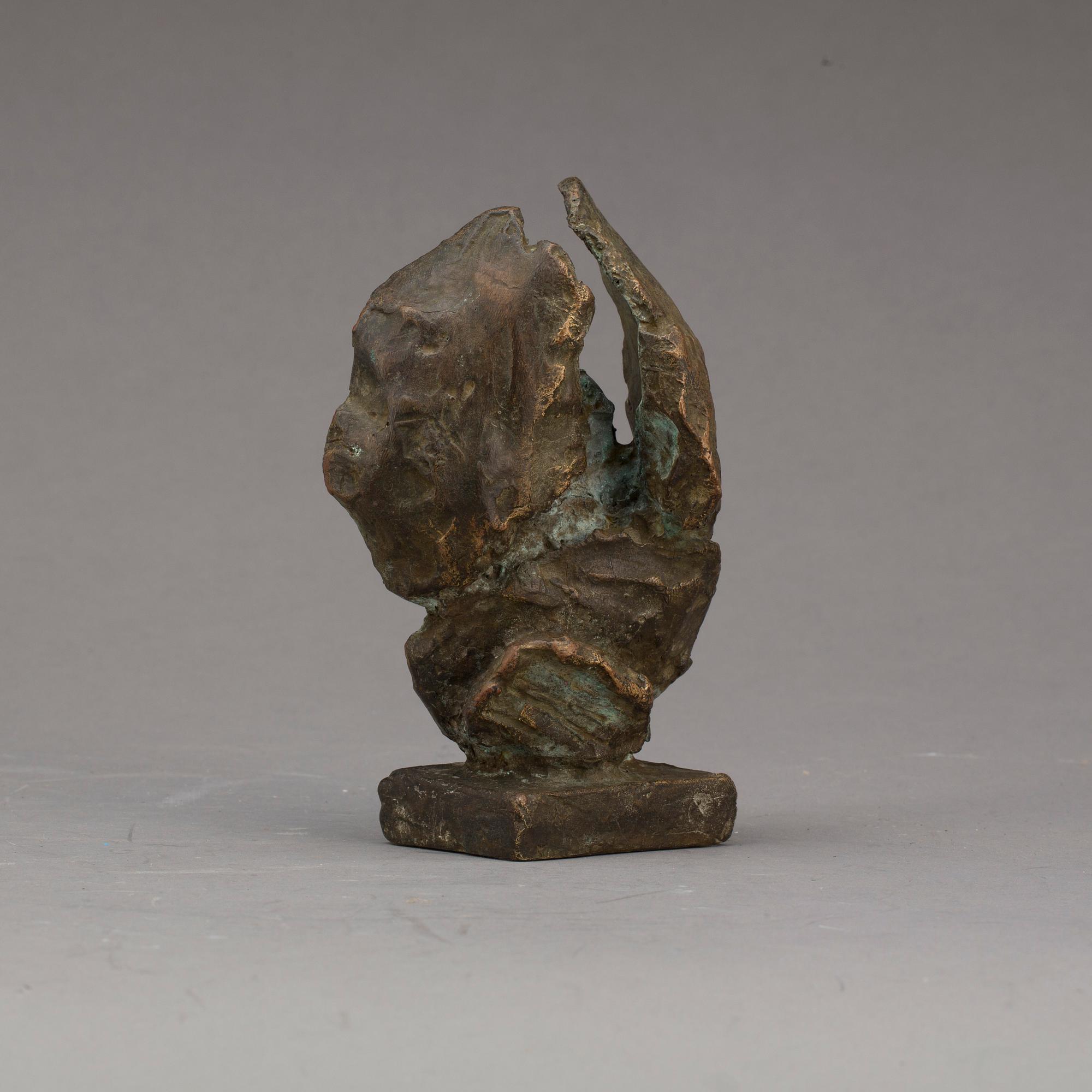 FOLKE TRUEDSSON, osignerad, brons, "Blomkalk" Nr 2.