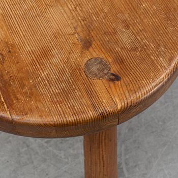 Axel Einar Hjorth, a stained pine "Utö" stool, for Nordiska Kompaniet Sweden.