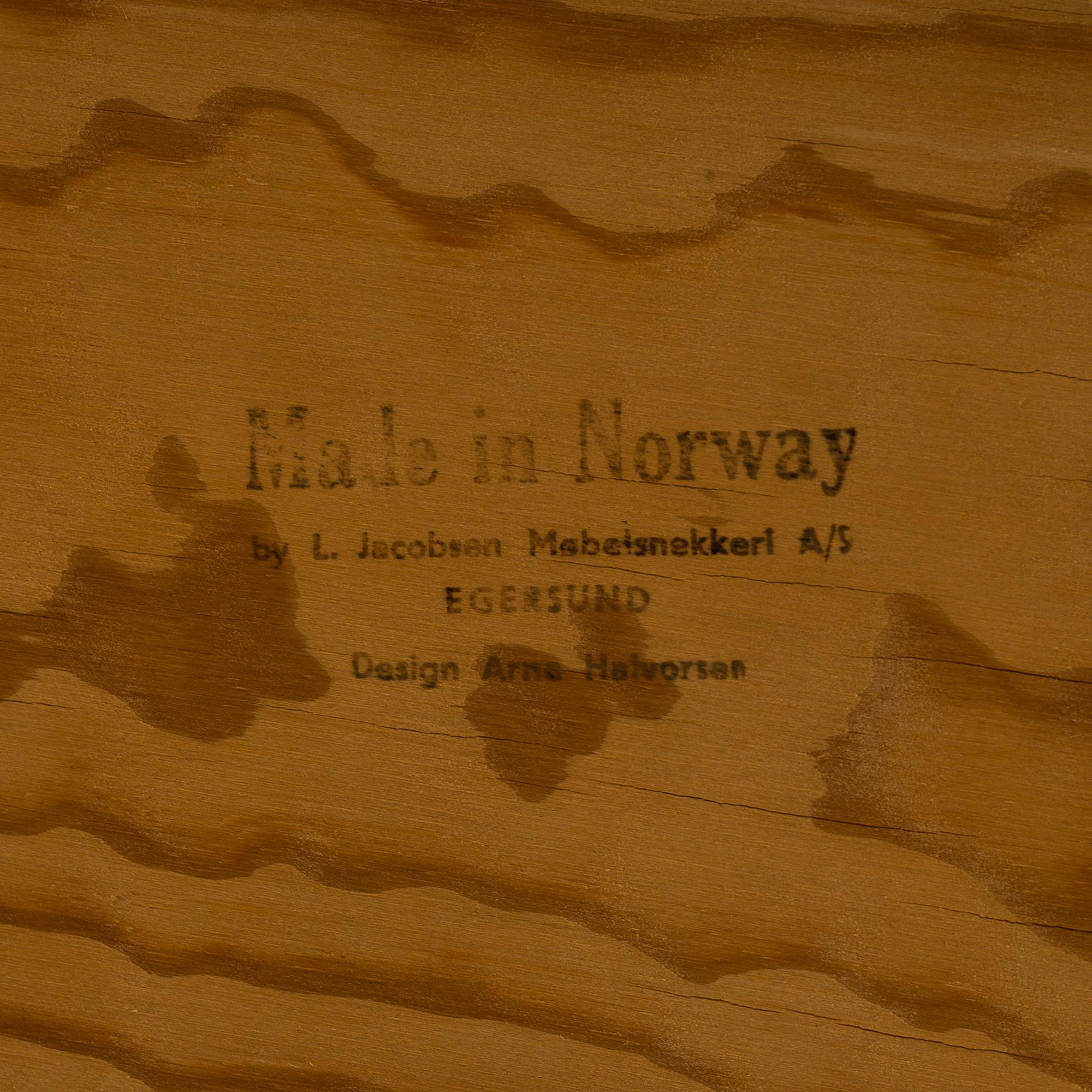 Two 1960's  teak model 10, armchairs by Arne Halvorsen for L Jacosen.